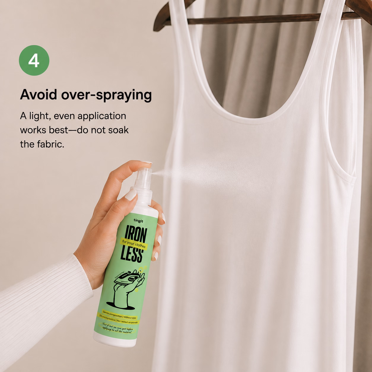 Wrinkle release spray 4